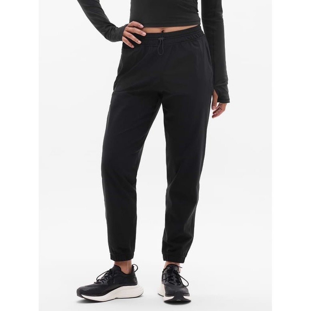 ATHLETA Crosstrain High Rise Jogger Pants Women's Large Black 587843 New NWT